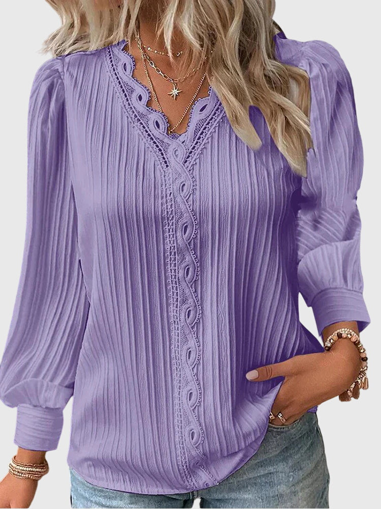 Andrea™ | Elegant Pullover Blus