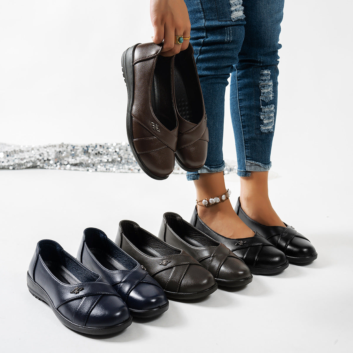 Sophie™ — Ergonomiska bekväma loafer