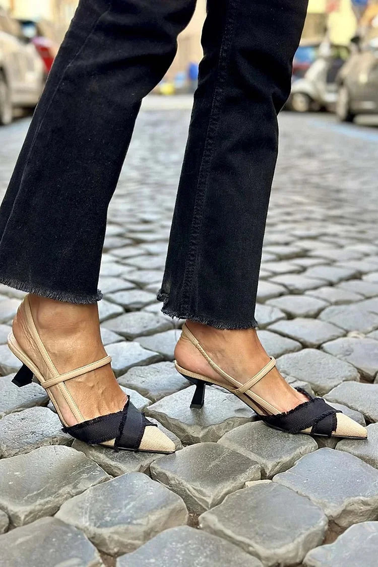 Florette™ | Elegant Slingback Pumps