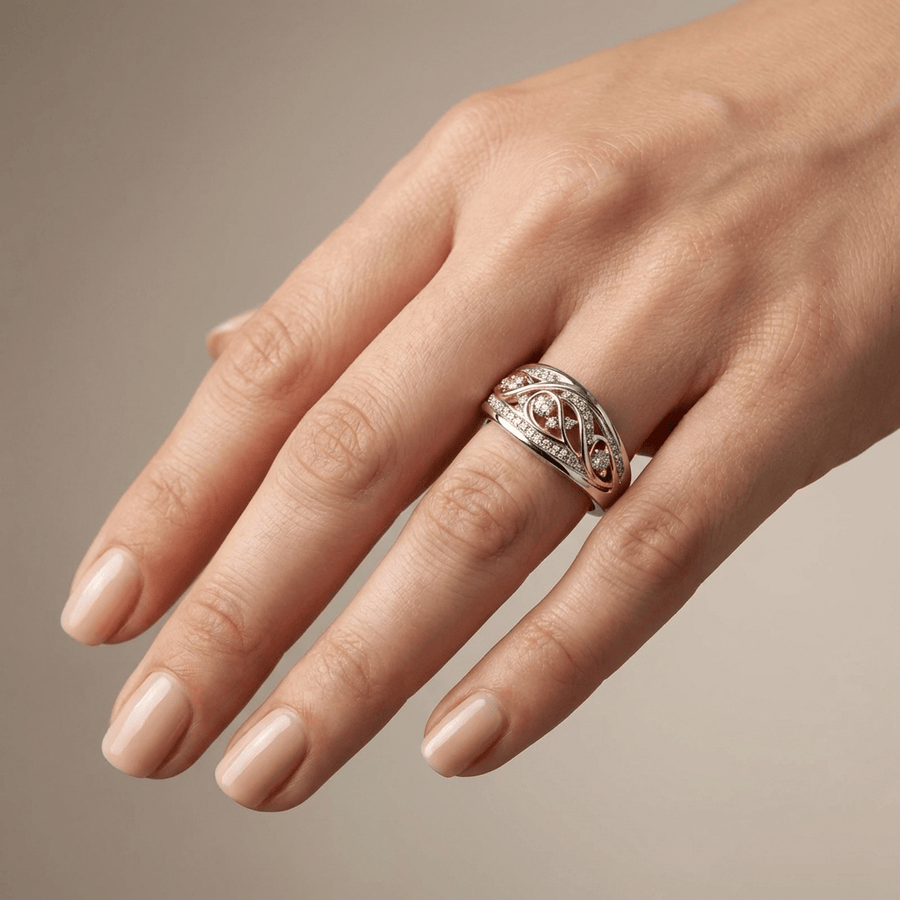 Mikaela™ | Tvåfärgad vintage-ring