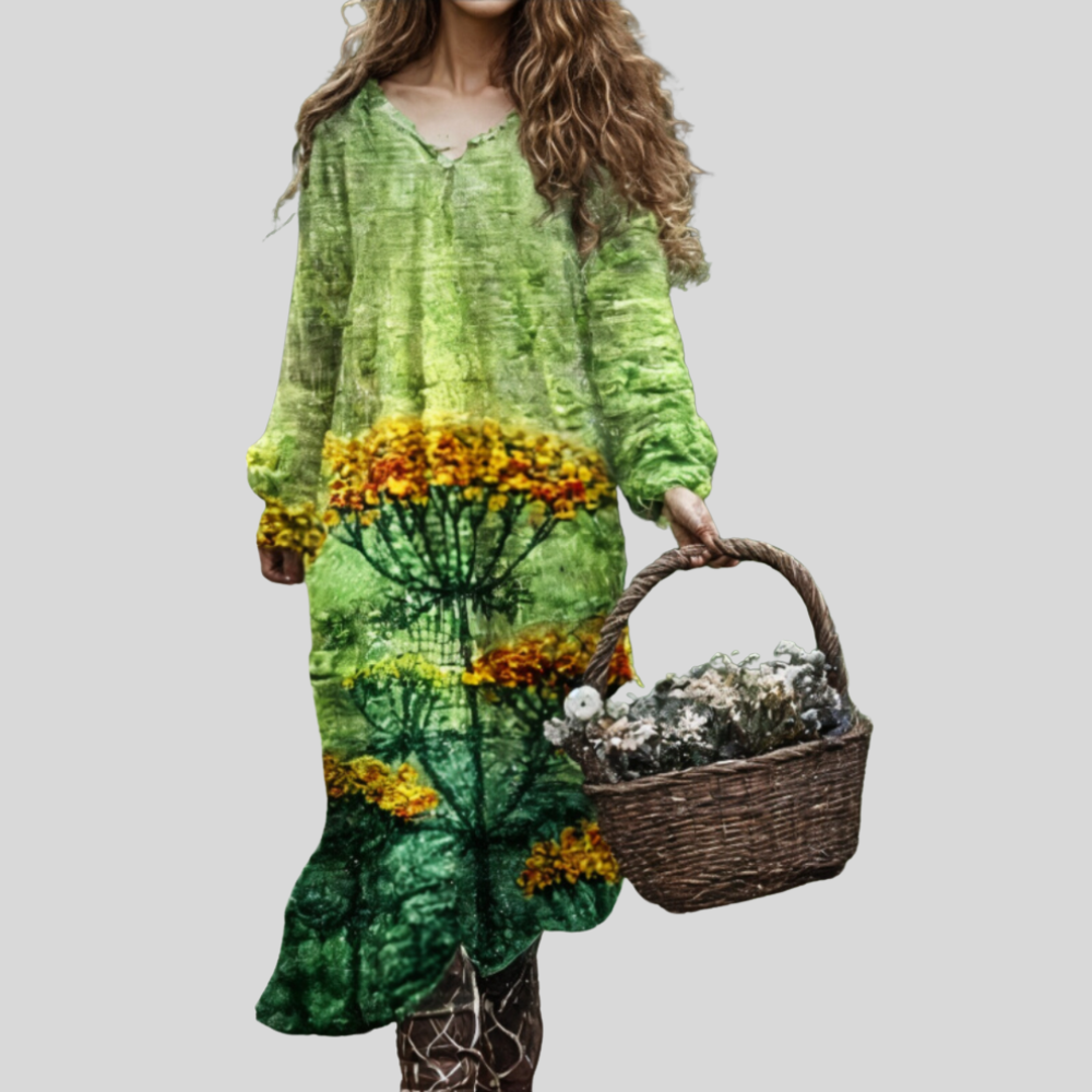 FLORYN | BLOMSTÄNGD KLÄNNING