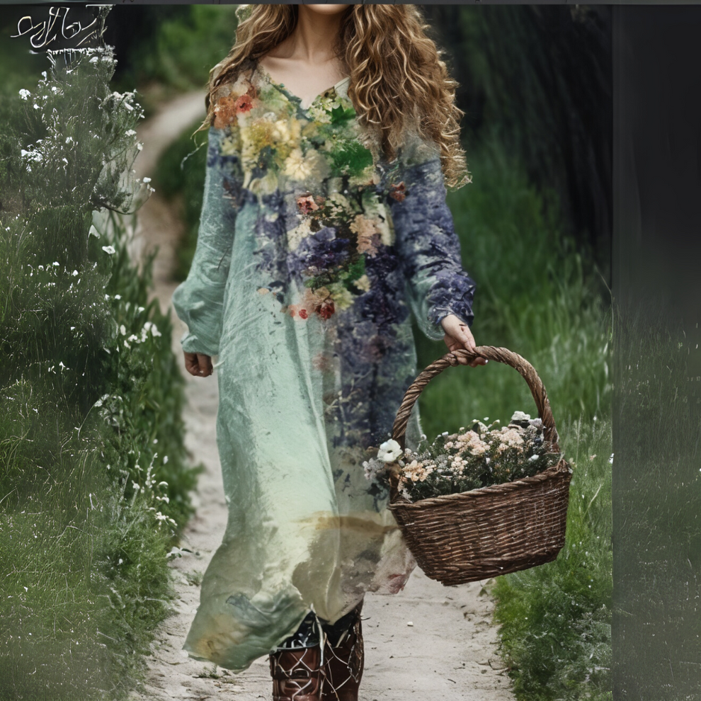 FLORYN | BLOMSTÄNGD KLÄNNING