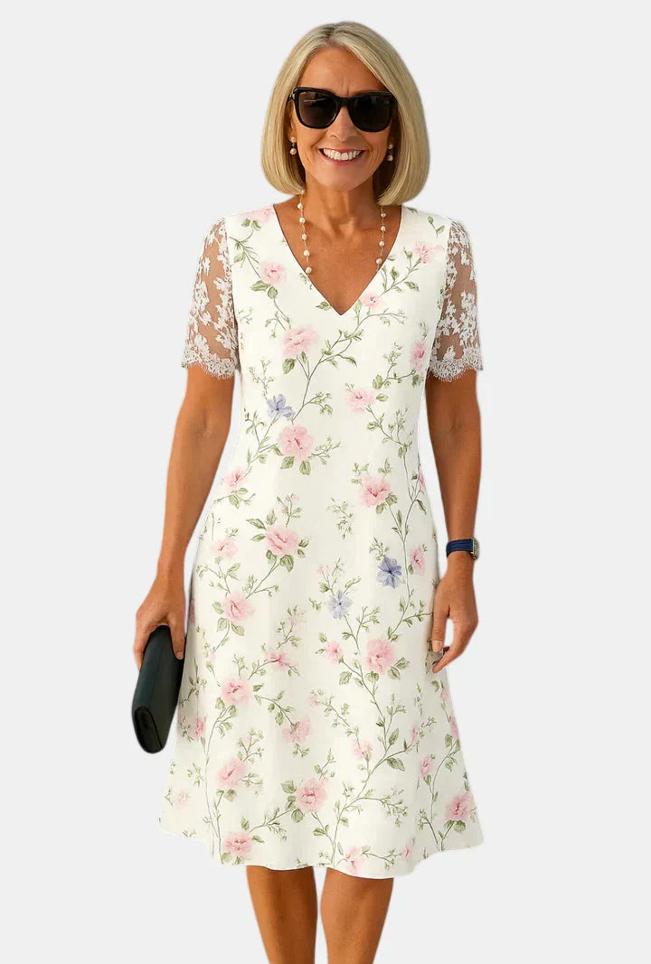 Catherine | Elegant Midi Klänning