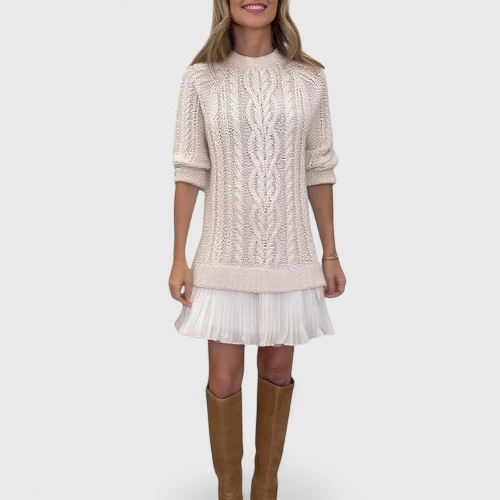 Ashlyndora | Elegant Klänning i Tröja