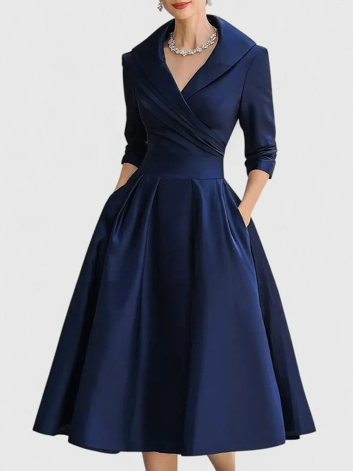Zyrah™ | Elegant midiklänning