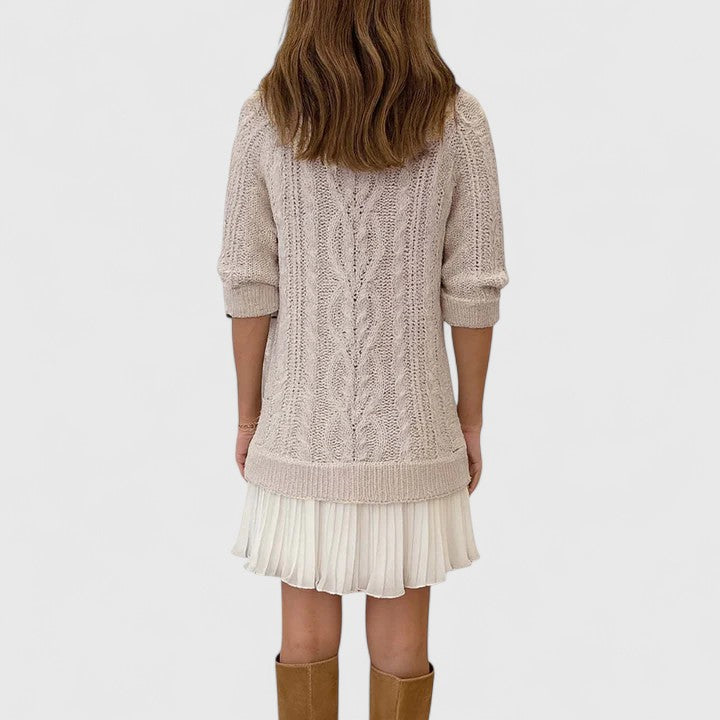 Ashlyndora | Elegant Klänning i Tröja