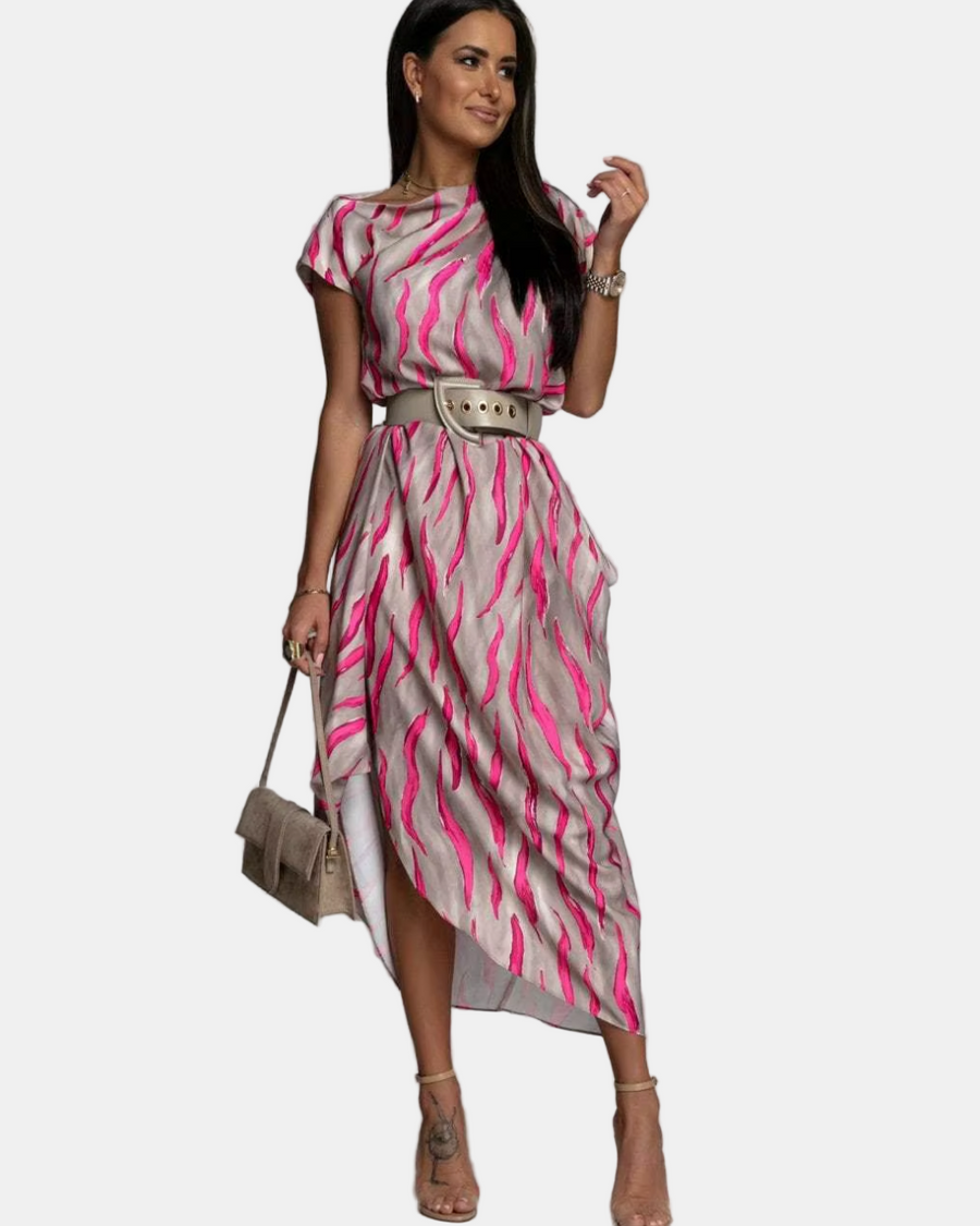 CHARMIE | ASSYMETRISK SATIN KLÄDNAD