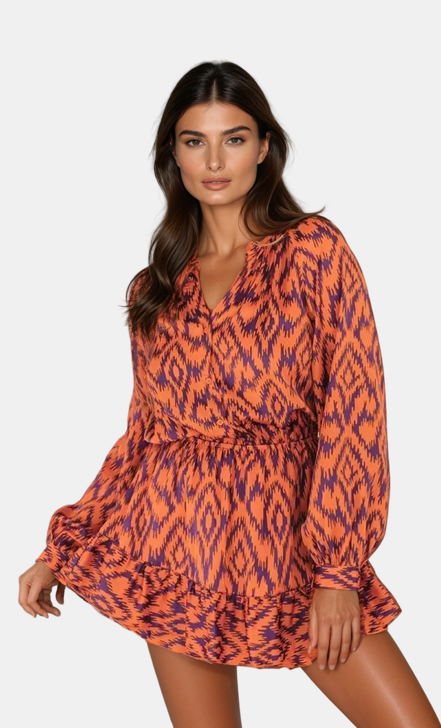 Blakely | Retro Aztec Glam - Midi Klänning