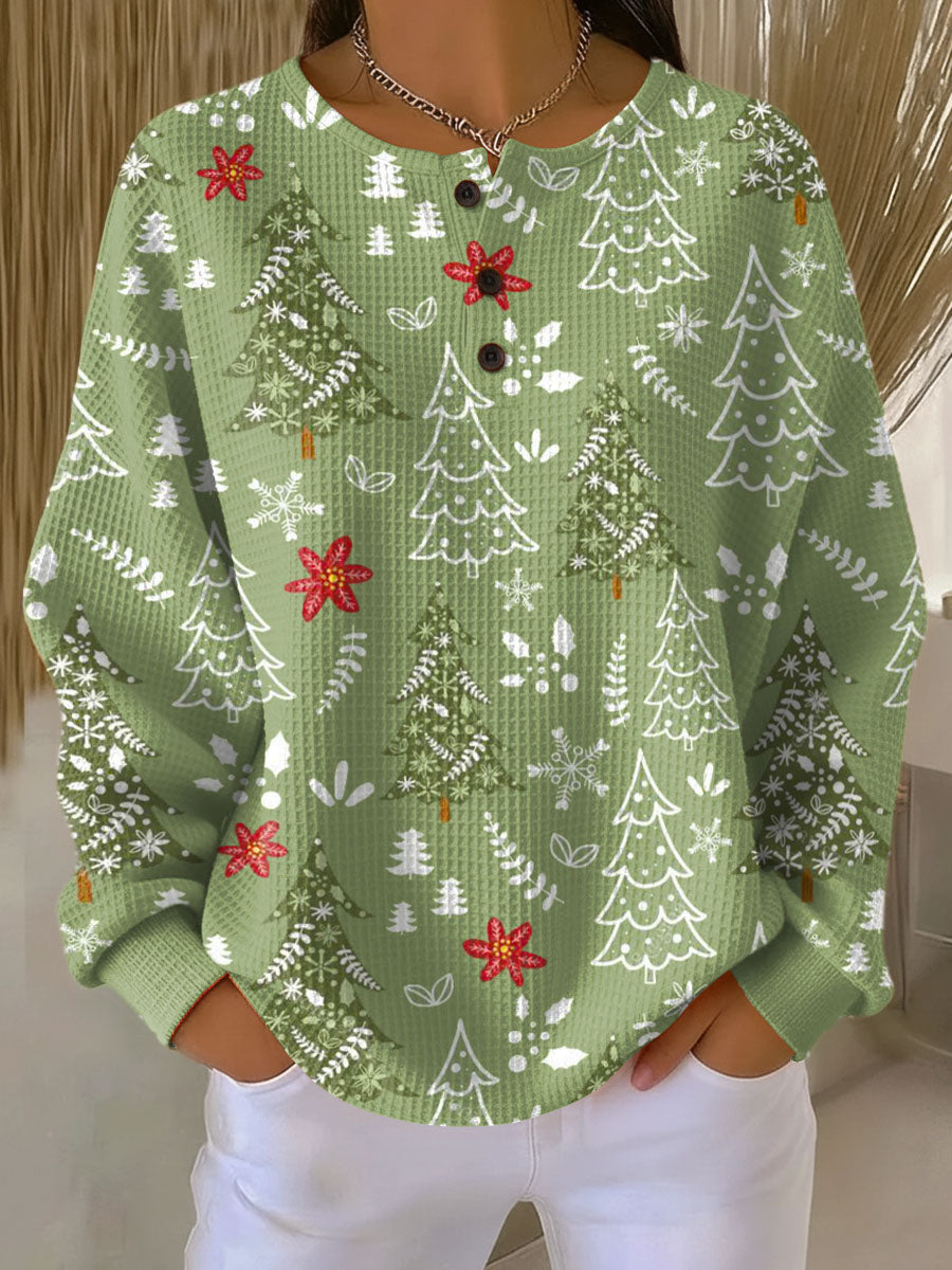 Ingrid | Tröja med julgranmotiv