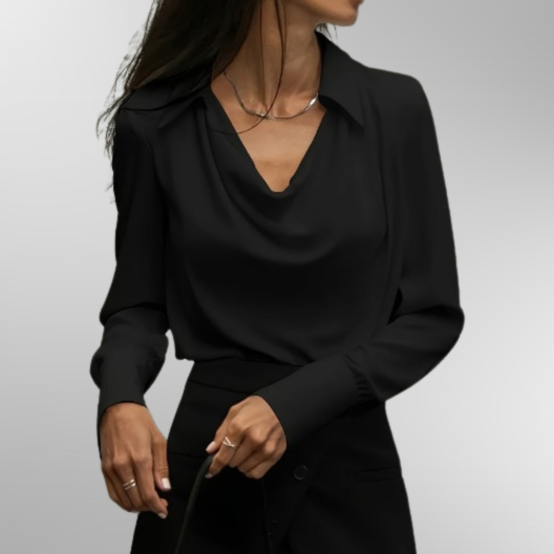 Violet™ | Elegant Sidenblus