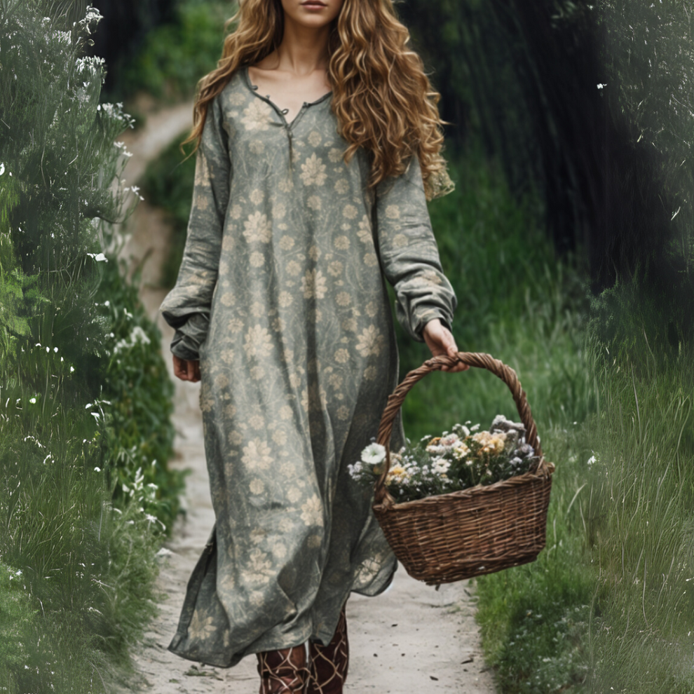 FLORYN | BLOMSTÄNGD KLÄNNING