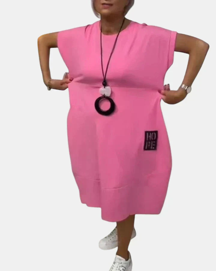 Yvette | Bekväm Midi Klänning