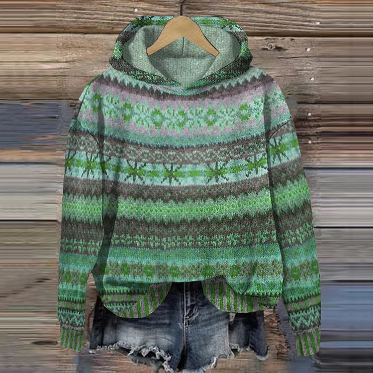 Gaby | Etnisk Retro Hoodie