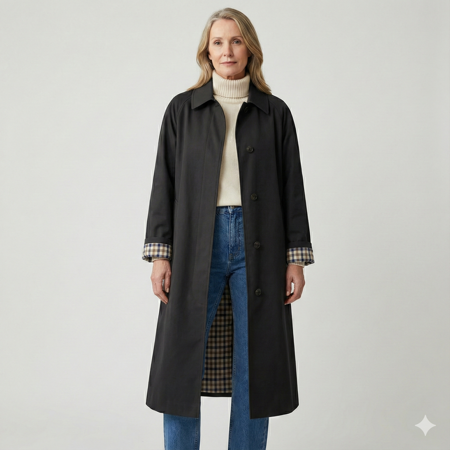 Eleanor – Klassisk Longline Trench Coat