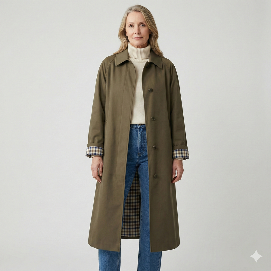 Eleanor – Klassisk Longline Trench Coat