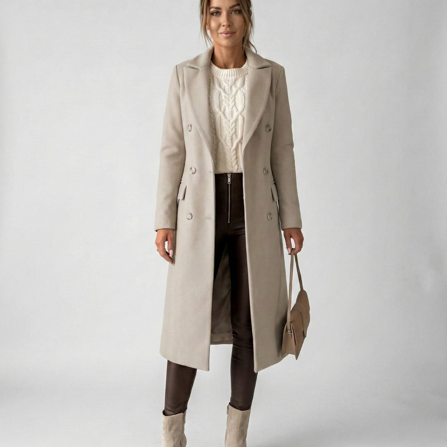 Hazel - Elegant Långjacka
