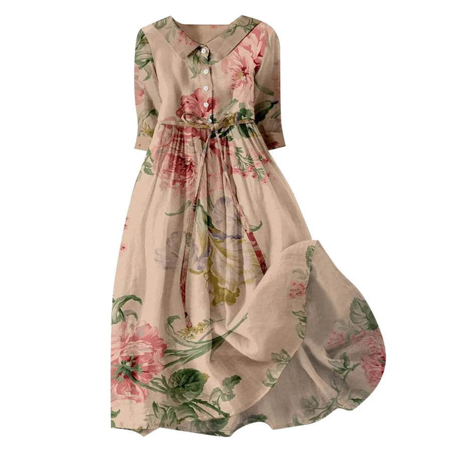 GlamMouris™ | Elegant klänning med knappar