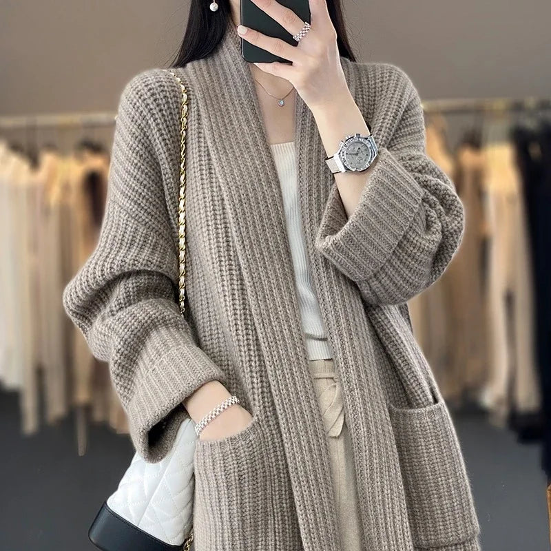 Hayden Isabella™ | Öppen Stickad Cardigan