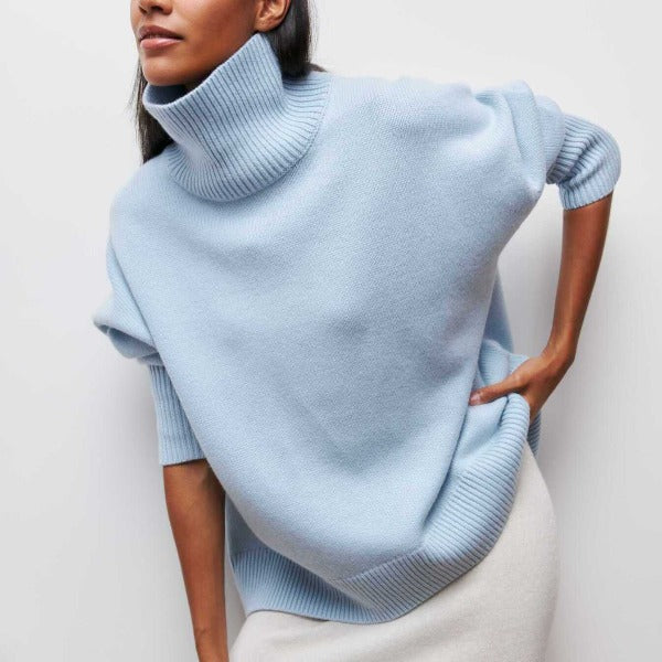 Noa | Lyxig Turtleneck Tröja
