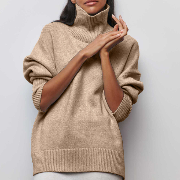 Noa | Lyxig Turtleneck Tröja