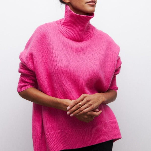 Noa | Lyxig Turtleneck Tröja