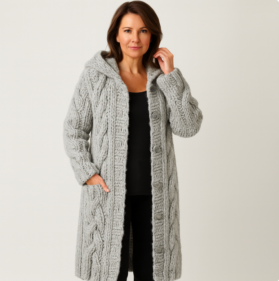 Karin - Elegant Mysig Kappa Med Mage Täckning