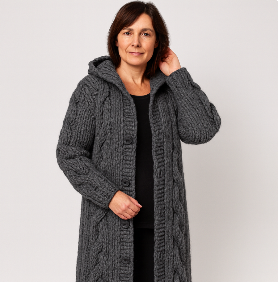 Karin - Elegant Mysig Kappa Med Mage Täckning