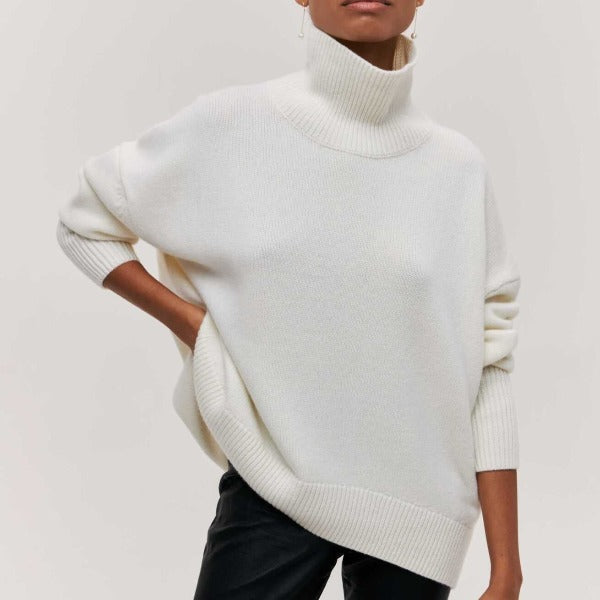 Noa | Lyxig Turtleneck Tröja