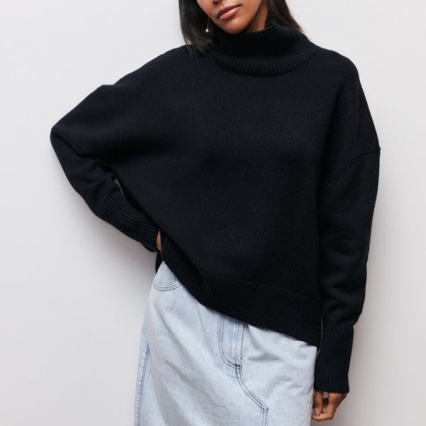 Noa | Lyxig Turtleneck Tröja