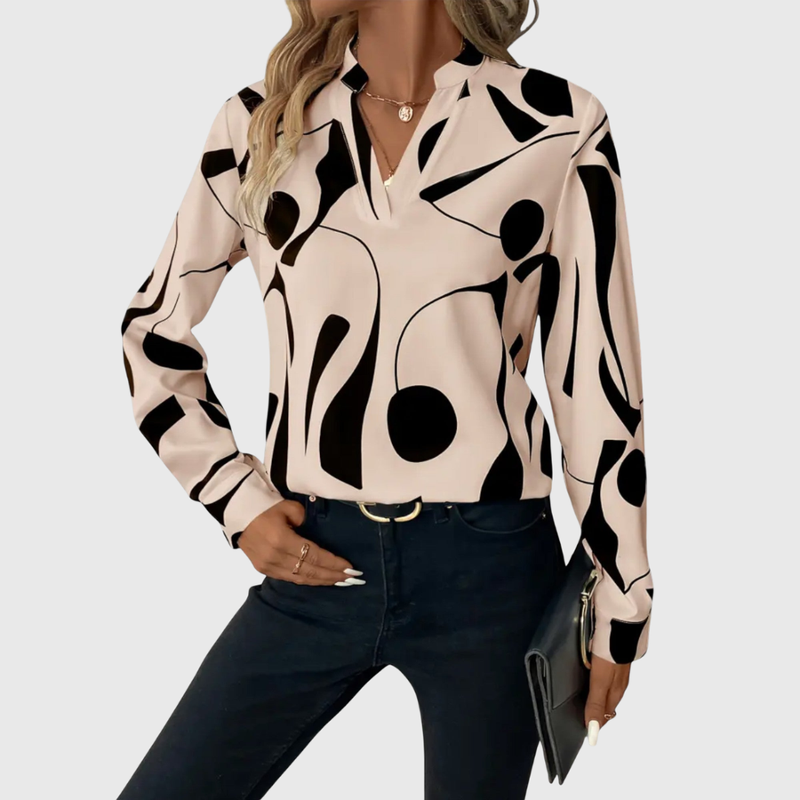 Lara™ Elegant Blus Med Design
