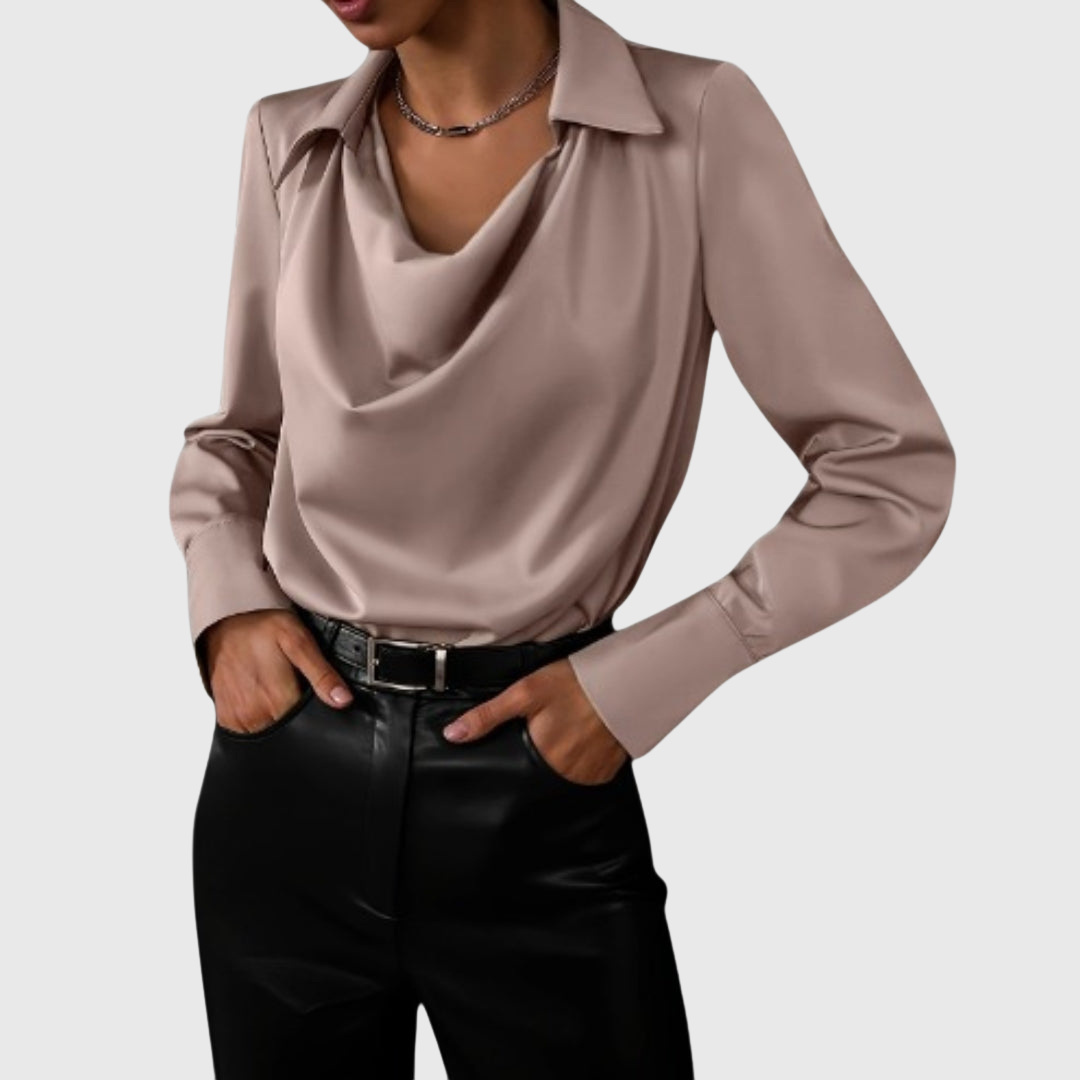 Violet™ | Elegant Sidenblus