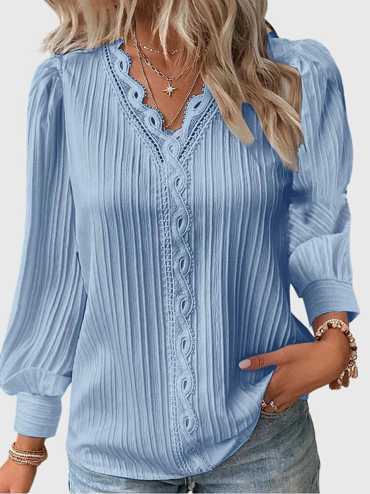 Andrea™ | Elegant Pullover Blus