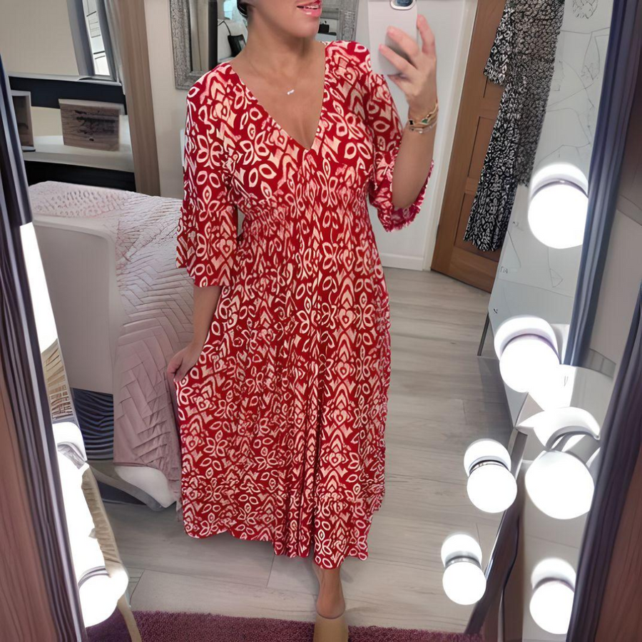 CHARMAGNE | FLÖDANDE BOHO KLÄNNING