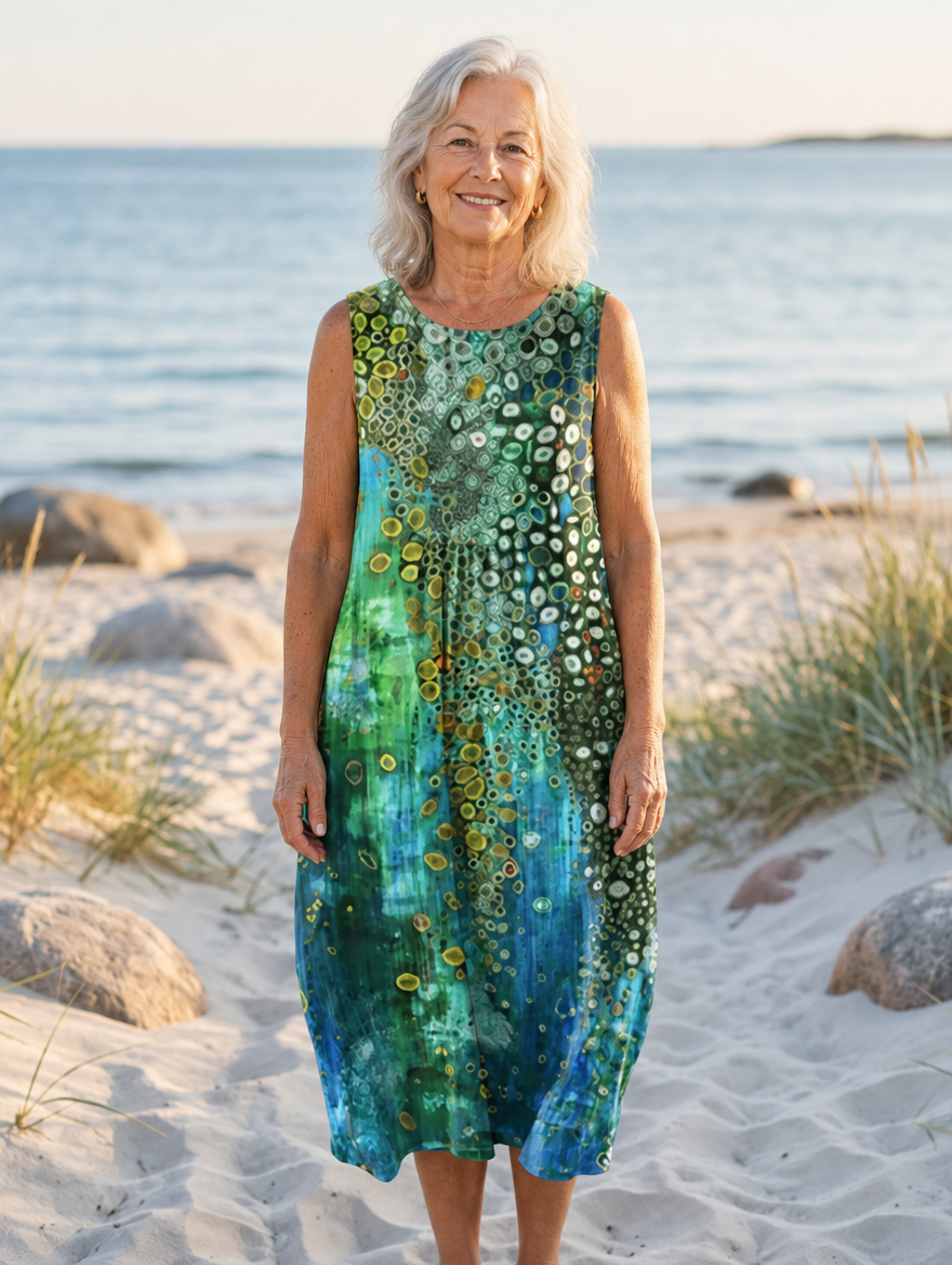 Erika | Reef Midi Klänning