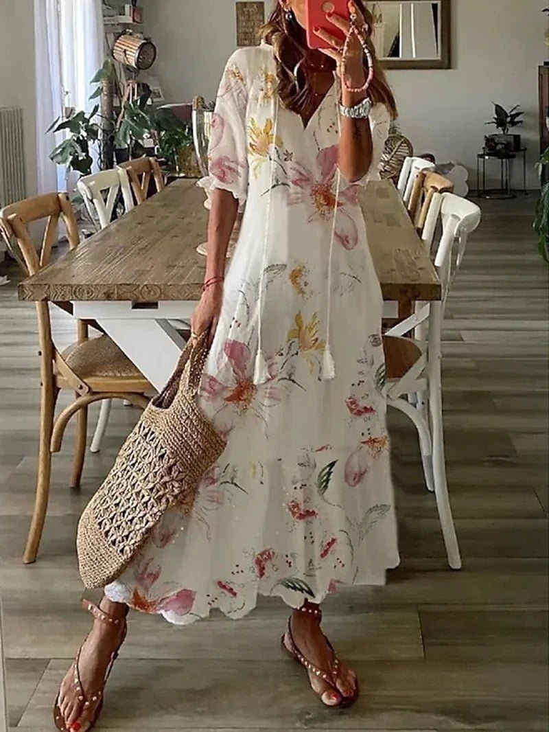 Lana™ | Maxiklänning i boho-stil