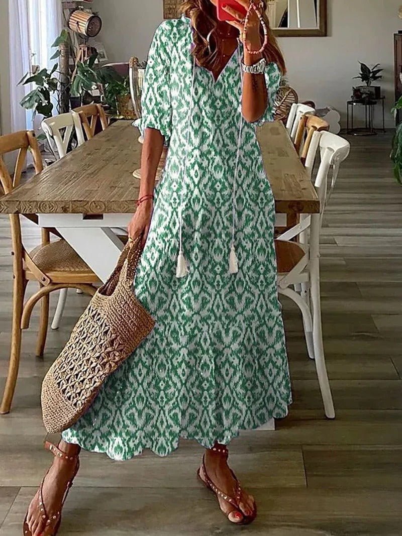 Lana™ | Maxiklänning i boho-stil