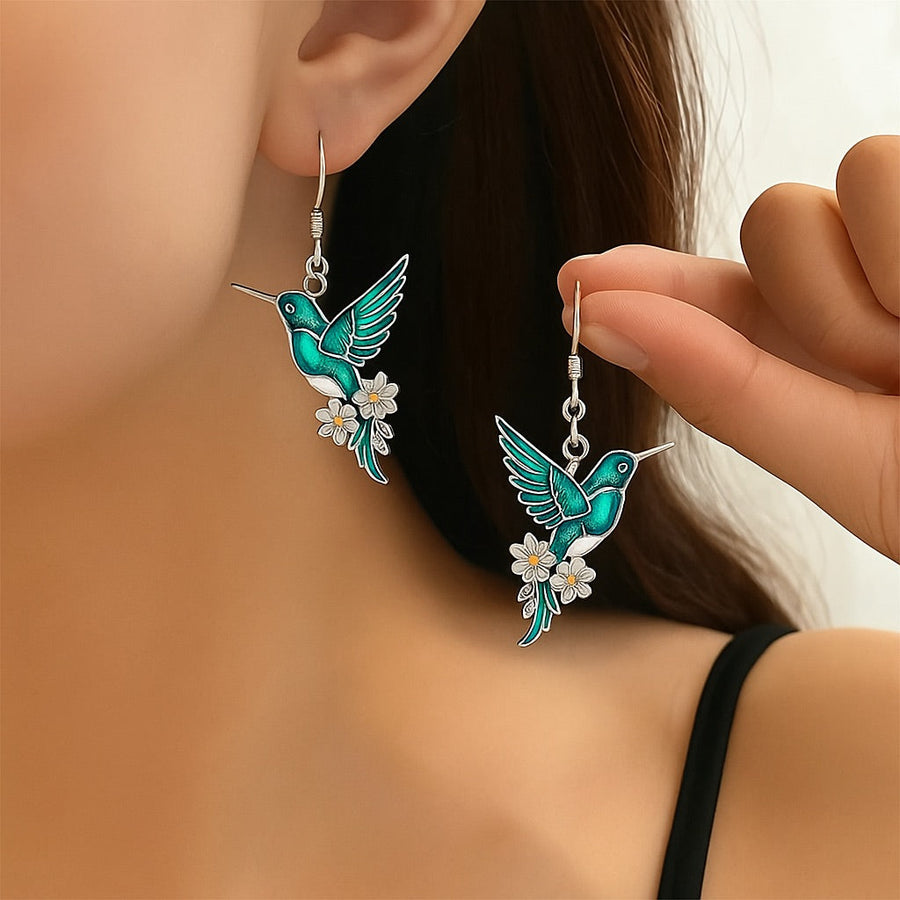 Leif™ | Kolibri-halsband med örhängen