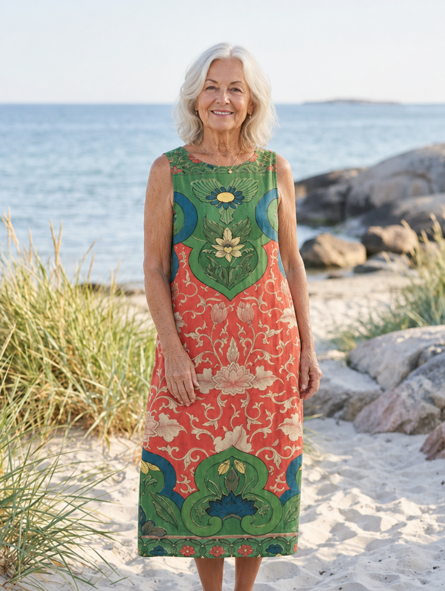 Lena | Bohemisk Midiklänning