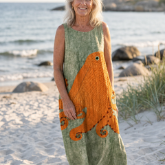 Lina | Oceanic Midi Klänning