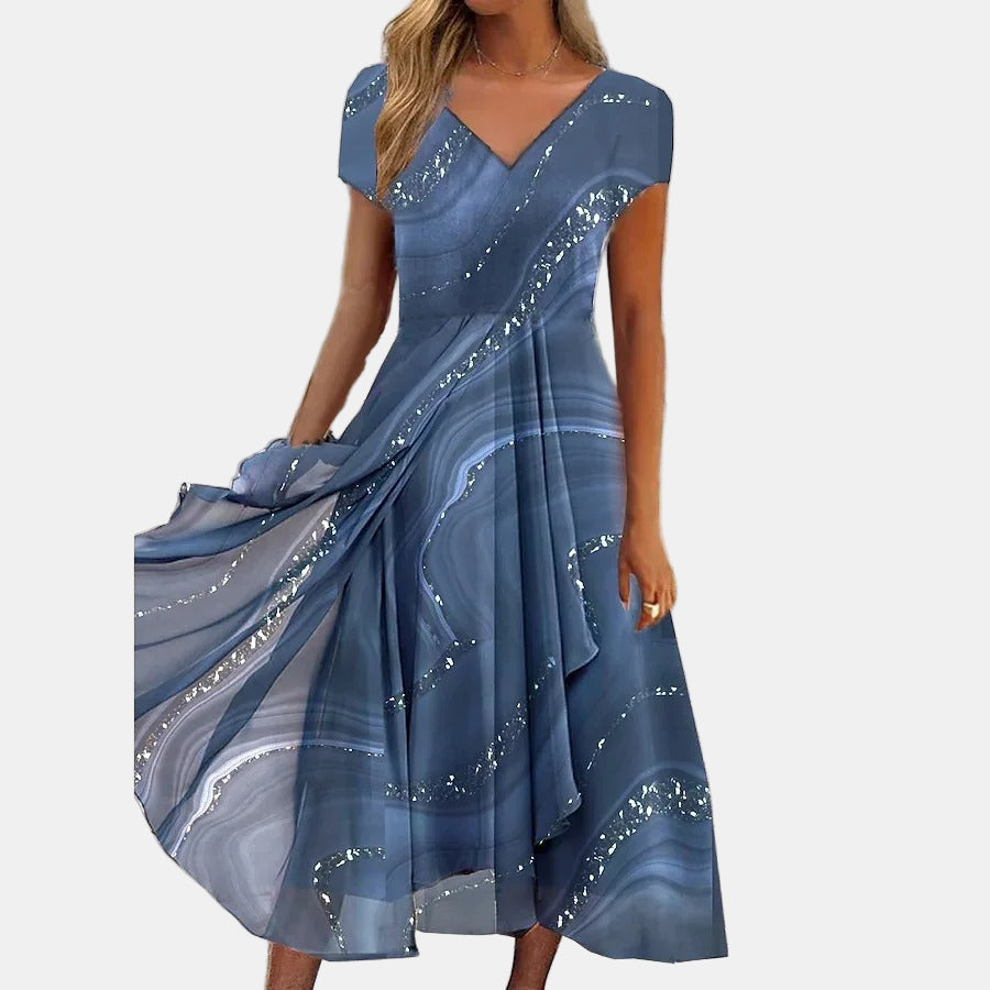 Maui | Elegant Flödande Midiklänning