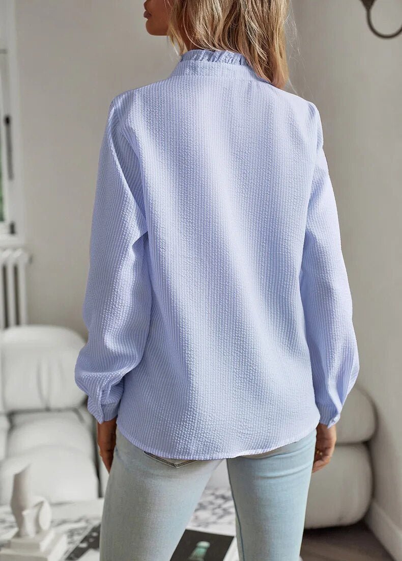 Nordova Linnea™ | Elegant Blus med Volang